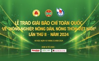 Lễ trao Giải báo chí toàn quốc về nông nghiệp, nông dân, nông thôn Việt Nam lần thứ II năm 2024