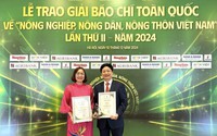 Phó Tổng Biên tập Báo Bắc Giang Trần Văn Đức chia sẻ ấn tượng khi đoạt giải báo về tam nông