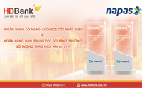 HDBank tỏa sáng tại Hội nghị Thành viên NAPAS 2024 với 02 giải thưởng danh giá