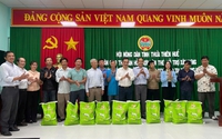 Hội Nông dân TT-Huế hỗ trợ vật tư, con giống trị giá 150 triệu đồng cho 5 tổ hội nghề nghiệp 