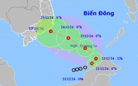 Áp thấp nhiệt đới di chuyển vào đất liền, miền Trung mưa lớn, miền Nam thời tiết rất xấu, miền Bắc rét đậm