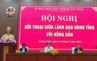 Lãnh đạo UBND tỉnh Quảng Ngãi đối thoại với nông dân: "Nóng" vấn đề môi trường, đất đai