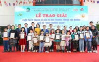 Cuộc thi vẽ tranh "Ngôi trường xanh" mang thông điệp vô cùng ý nghĩa