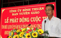 Bình Thuận phát động cuộc thi trắc nghiệm trực tuyến tìm hiểu lịch sử 95 năm Ngày thành lập Đảng Cộng sản Việt Nam