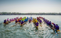 TP Huế: Rộn ràng giải đua ghe truyền thống trên sông Hương