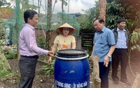 Trung ương Hội Nông dân Việt Nam khảo sát dự án phân loại, thu gom rác thải sinh hoạt nông thôn tại Đắk Lắk