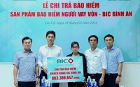BIC Bắc Tây Nguyên chi trả hơn 800 triệu đồng quyền lợi bảo hiểm cho khách hàng vay vốn tại Gia Lai