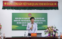 Phó Chủ tịch Trung ương Hội Nông dân Việt Nam Nguyễn Xuân Định làm việc tại Điện Biên