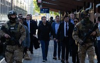 Hình ảnh Ngoại trưởng Mỹ Antony Blinken bất ngờ tới Kiev, Ukraine