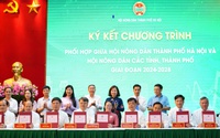 Hội Nông dân TP Hà Nội và Hội Nông dân 36 tỉnh, thành ký kết chương trình phối hợp giai đoạn 2024-2028