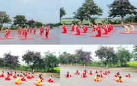 Xử phạt thêm một nhóm phụ nữ tập yoga giữa đường ở Thái Bình