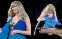Taylor Swift bị tuột váy trên sân khấu, khán giả phản ứng bất ngờ