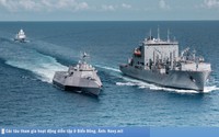 Hình ảnh báo chí 24h: Ba chiến hạm Mỹ và Hà Lan diễn tập ở biển Đông