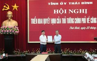 Thủ tướng phê chuẩn kết quả bầu Phó Chủ tịch UBND tỉnh Thái Bình