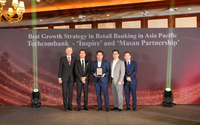 Techcombank được tạp chí The Asian Banker vinh danh tại nhiều hạng mục giải thưởng