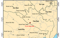 Nóng: Một huyện của tỉnh Ninh Bình bất ngờ xuất hiện động đất