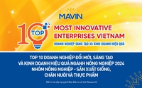 Mavin tiếp tục được xếp hạng Top 10 doanh nghiệp đổi mới, sáng tạo và kinh doanh hiệu quả ngành nông nghiệp năm 2024