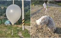 Hàn Quốc phát hiện 90 bóng bay nghi mang theo rác từ Triều Tiên