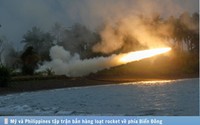 Hình ảnh báo chí 24h: Mỹ và Philippines bắn rocket về phía Biển Đông
