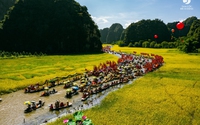 Tuần du lịch "Sắc vàng Tam Cốc Tràng An 2024": Độc đáo lễ tạ Thần Nông 