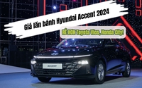 Giá lăn bánh Hyundai Accent 2024 vừa ra mắt: Hấp dẫn hơn Toyota Vios, Honda City
