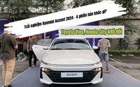Trải nghiệm Hyundai Accent 2024: Bốn phiên bản khác gì?