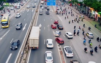 Video: Hậu thông xe cầu Mai Dịch, hàng loạt phương tiện đi sai làn khiến giao thông hỗn loạn