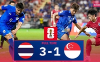 Thắng Singapore 3-1, ĐT Thái Lan có đoạt vé vào vòng 3?
