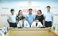 Hình ảnh Báo NTNN/điện tử Dân Việt ký kết chương trình phối hợp hoạt động với Hội Nông dân thành phố Hà Nội