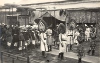 Hình độc về đám tang vua Khải Định năm 1926