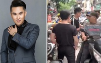 Hình ảnh ca sĩ Du Thiên cùng người dân bắt giữ kẻ trộm mang vũ khí khiến mạng xã hội xôn xao