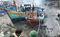 Hỏa hoạn bùng phát tại bến neo đậu tàu cá ở Cần Giờ, ngư dân thiệt hại nặng