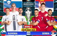 Link trực tiếp bóng đá Slovenia vs Serbia (Link TV360, VTV)