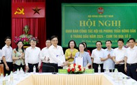  Phó Chủ tịch TƯ Hội NDVN Bùi Thị Thơm chủ trì hội nghị cụm thi đua số 2 ở Hà Tĩnh