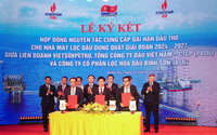 Ký kết hợp đồng cung cấp dài hạn dầu thô cho NMLD Dung Quất