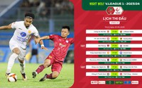 Lịch phát sóng trực tiếp vòng 25 V.League 2023/2024: Thành Nam có mở hội?