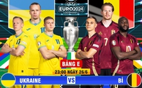 Trực tiếp bóng đá Ukraine vs Bỉ (Link TV360, VTV)