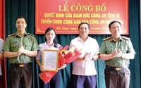 Vợ liệt sĩ Trần Trung Hiếu được tuyển dụng vào Công an nhân dân
