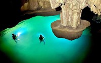 Hồ nước ngọt tự nhiên vừa phát hiện trong hang đá ở Quảng Bình, vì sao ví là "hồ nước lơ lửng"?