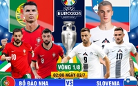 Trực tiếp bóng đá Bồ Đào Nha vs Slovenia (Link TV360, VTV)
