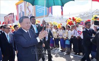 Chủ tịch nước Tô Lâm bắt đầu thăm cấp Nhà nước Vương quốc Campuchia 