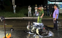 2 xe máy đối đầu trong đêm trên Quốc lộ 28, 2 người tử vong