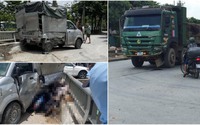 Tai nạn liên hoàn ở Hà Nội khiến 4 người tử vong