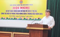 Chủ tịch Hội Nông dân tỉnh Hải Dương chỉ đạo các cấp Hội thị xã Kinh Môn đẩy mạnh các phong trào thi đua