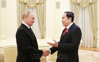 Chủ tịch Quốc hội Trần Thanh Mẫn hội kiến Tổng thống Nga Vladimir Putin