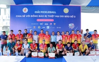 2,8 tỷ ủng hộ đồng bào bị thiệt hại do bão số 3 từ giải pickleball