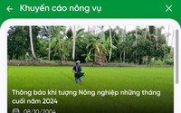 App Nông dân Việt Nam ra mắt 2 tiện ích mới: Thời tiết nông vụ; Giá cả thị trường