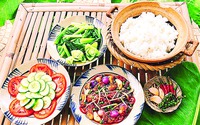 Mắm đồng và liếp rau sau hè 