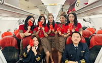 Những chuyến bay Tết và tình yêu bầu trời của gia đình phi công Vietjet