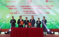 Thái Nguyên ký kết biên bản ghi nhớ hợp tác; khai trương gian hàng sản phẩm trên sàn điện tử Shopee